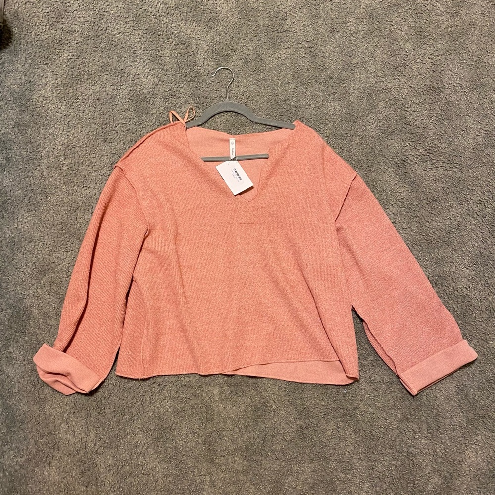 Pink sweater